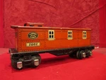 Lionel Lines - Gauge 620643 Prewar # 2682 Tinplate Litho Red Caboose!. Fixed Price $5.00.
