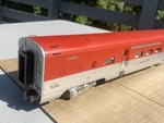 K-line Golden State Harvest Scale Aluminum Dining Car K4632-0427IC. Fixed Price $50.00.