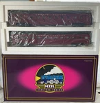 Mth 20-6627, Lehigh Valley, 70' Streamlined Sleeper/diner Set, Ribbed Nib. Fixed Price $299.00.