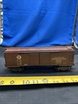 Lionel X2458 Pennsylvania Double Door Automobile Metal Boxcar. Fixed Price $40.00.