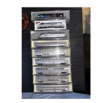 Kato Atlas Scale Amtrak Passenger Cars Locomotives Silver Blue Ready Go. Fixed Price $275.00.