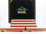 O Gauge 3-RAIL Weaver G1230-L Milw Hiawatha Ribbed-side Passenger 5-CAR Set. Fixed Price $526.95.