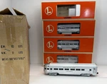 Lionel 6-19180 Santa Fe 15 Aluminum 4-CAR Passenger Set Gauge Used Atsf. Fixed Price $359.99.