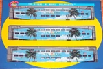 Ho Athearn 2585 Bombardier Control Car 510, Coach 1001, 1006 Trirail. Fixed Price $479.99.