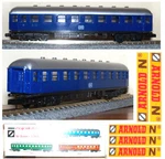 Arnold 0342 Vintage '85 Passenger Coach-car Tee Europe Db Box Scale-n. Fixed Price $30.34.