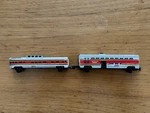 Galoob Micro Machines 1989 Model Railroad Passenger Cars Set Vtg. Fixed Price $18.00.