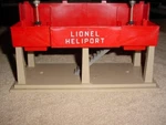 Lionel 6-14084 #491R Heliport Bottom Half Parts 0-027. Fixed Price $14.95.
