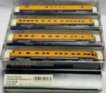 Kato Scale Led Lighted Up Smoothside Passenger 4-CAR Set B, 106-1055. Fixed Price $149.95.