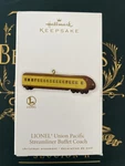 'up Streamliner Buffet Coach' 'lionel Train Series' New Hallmark 2010 Ornament. Fixed Price $9.00.