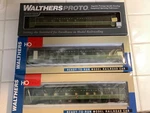 Ho Walthers Norther Pacific 932-9386 & 15252 Pullman Sleeper 920-15207. Fixed Price $135.00.