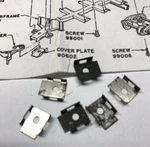 Athearn / A-line Ho Pack Of Metal Coupler Cover Plates Part ATH90602 Or 11005. Fixed Price $10.77.