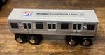 Munipals MP05-1102 Wooden Train Septa M4 Rapid Transit Car Market-frankford Line. Fixed Price $19.99.
