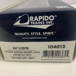 Ho Rapido 104012 Canadian National Railwayfortune Bay #2025 Hard To Find New. Fixed Price $337.95.