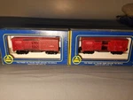 Ho Ahm Red Old Time Lehigh Valley Stock Car 455 Pair 6113D. Fixed Price $12.99.