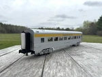 Mth 30-67310 Railking O Gauge Streamlined 60 Chesapeake Baggage Passenger Car. Fixed Price $90.00.