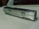 Amt Santa Fe 4170 Baggage Car Extruded Aluminum O Gauge. Fixed Price $75.00.