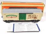 Lionel 6-26220 O-gauge Smuckers Boxcar Nib. Fixed Price $34.99.