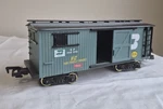 Vtg 1986 New Bright Scale Gold Rush Express Santa Fe Caboose Box Car Lot. Fixed Price $30.00.