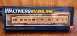 Undecorated Railroad 85' Budd Observation Passenger Coach Walthers 910-30350 Ho. Fixed Price $34.95.