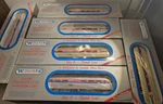 Set Of 6 Williams Gauge Amtrak Aluminum Passenger Cars - Gently Used. Fixed Price $250.00.