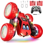 Wayeee Remote Control Car, 360 Flips Rc Stunt With Led Lights Red. Fixed Price $29.42.