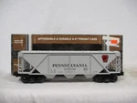 Mth Railking 33-7501 Pennsylvania Bay Covered Hopper Car "rugged Rails". Fixed Price $39.99.
