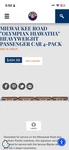 6-25515 Milwaukee Olympian Car Set Lionel. Fixed Price $275.00.