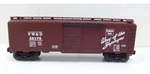 Lionel Burlington Route (fw&d Zephyr Boxcar Lcca 6-52176 Std. Scale. Fixed Price $35.00.