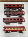 Lionel #1685 X 3 /#1687,RED/MARROON Roofs, Rare Cars Parts Restore. Fixed Price $157.49.