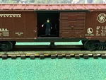 Lionel 6-29978 Pennsylvania Railroad Operating Boxcar. Fixed Price $35.00.