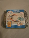 Kids Wooden Railway Set Train With Case Spark Create Imagine New. Fixed Price $10.83.