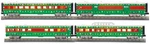 Mth 30-68286 Christmas 4-CAR 60 Streamlined Passenger Set W/led Lights New. Fixed Price $479.00.