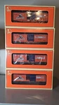 Lionel 6-11849, Centennial Series 1998, Four Car Woodside Reefer Set, Nib (1998). Fixed Price $72.99.