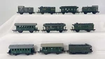 10 Ho Fleischmann Deutsche Reichsbahn Passenger Cars Commuter Wagons 1402 1403. Fixed Price $129.99.