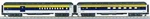 Mth 20-4128 Chesapeake And Ohio Combine/diner Pack Nib. Fixed Price $149.99.