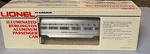 Lionel 6-9580 Gauge Burlington Aluminum "silver Veranda" Observation Car C7. Fixed Price $80.00.