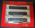 Rivarossi Arnold 0594 Southern Pacific Lines Passenger Car 3 Pack Scale. Fixed Price $79.99.