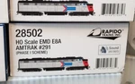 Rapido 28502 Ho Scale E8A Amtrak Rr 291 Phase Paint Scheme With Dcc Esu Sound. Fixed Price $289.95.