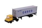 Kato Tractor/trailer Yard W/40' Cosco Container And Cha 31-621. Fixed Price $32.98.