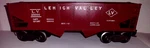 Lionel #6456 25000 Gauge Lehigh Valley Maroon Hopper Car Dark Red Train. Fixed Price $16.95.