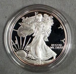 1OZ Silver 2004-W Proof Ase American Eagle- Toning-no Box Or Coa (1110). Fixed Price $100.00.