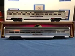 Mth Atlantic Coast Line Plated 70 Aluminum Sleeper/diner Passenger Set MT-6601. Fixed Price $219.99.