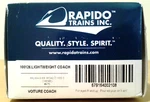 Ho Scale Rapido Trains Lightweight Coach Milwaukee Road #470 100126. Fixed Price $100.00.