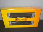Mth Rail King 30-2447-0 Metropolitan (green) 4-CAR Lo-v Subway Set W/loco-sound. Fixed Price $399.99.