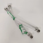 - 12" 1/2" Fip X Faucet Supply Line Hose Reinforced Pvc. Fixed Price $22.50.