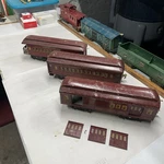 American Flyer Wide Standard Gauge Prewar 3 Passenger Cars Pleasant 4040. Fixed Price $152.99.