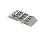 Lionel Fastrack 1.375 Inch Straight With Roadbed Gauge Model Train. Fixed Price $30.99.