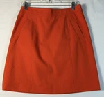Ann Taylor Women's A-line Skirt Orange Business Career Casual Pockets 8. Fixed Price $14.99.