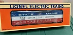 Lionel Trains State Of Maine Boxcar 6-17218-1995. Fixed Price $34.95.