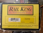 Rail King By Mth Prr Pennsylvania 3-DOME Tank Car 30-7319 Gauge. Fixed Price $22.50.